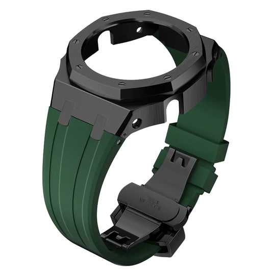 Casioak AP Rubber Strap Modification Kit for Casio GA2100 - Green