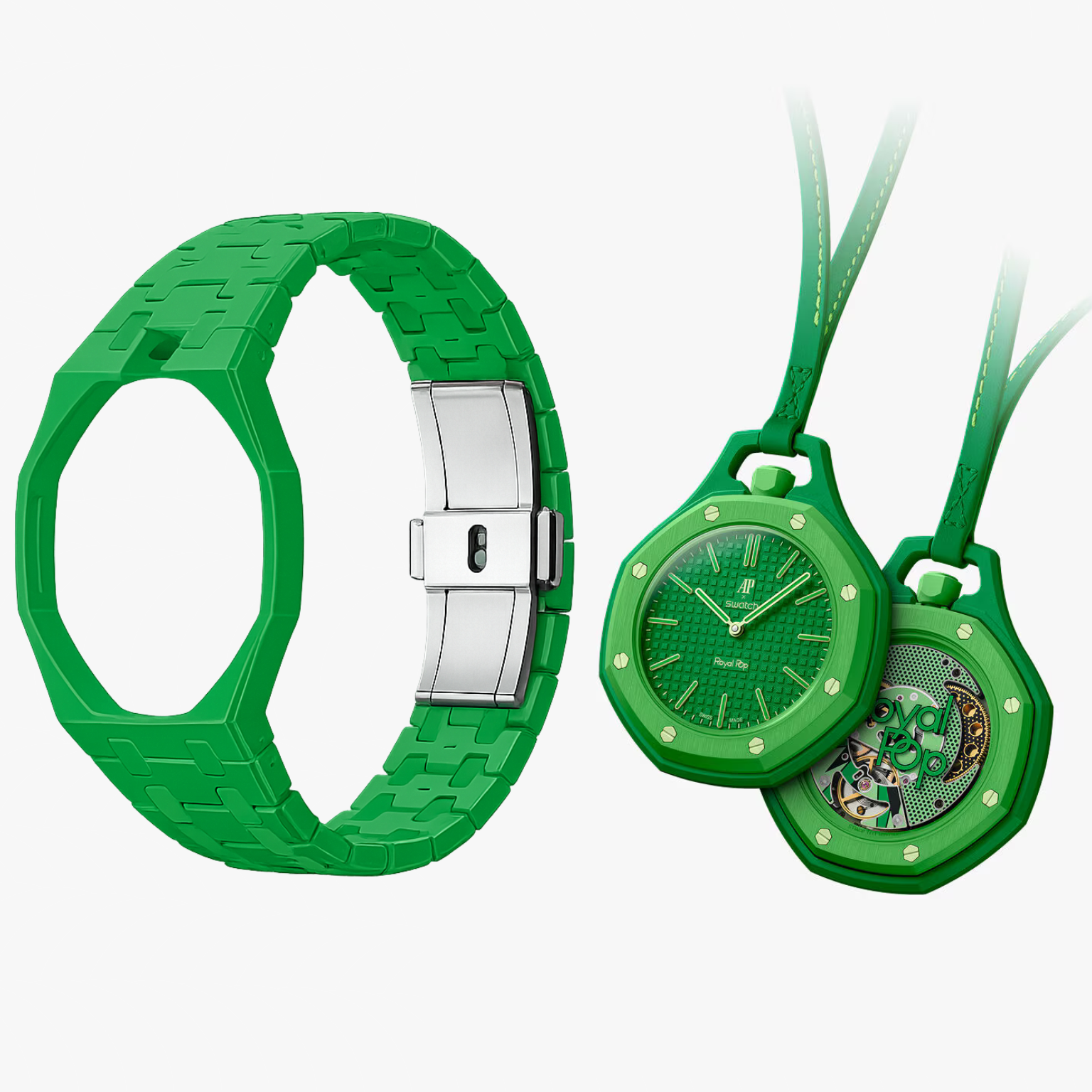 Swatch x AP Royal POP Bracelet Case Kit - Green (12H) – Timeless
