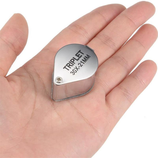 Magnifier Pocket Jewelry Loupe Loop 30x 21mm