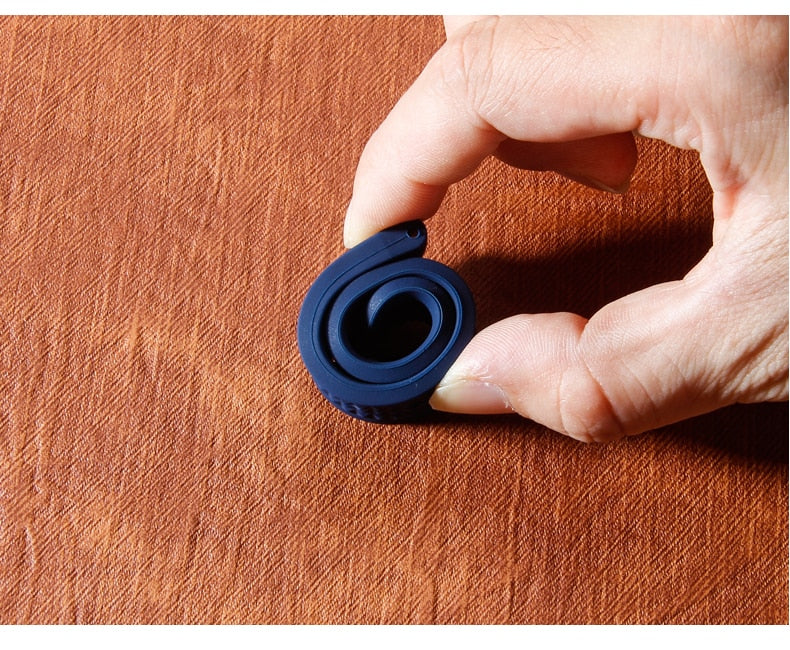 Premium Rubber Waffle Universal Watch Strap - Blue / 20mm / 22mm