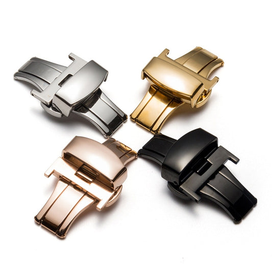 Butterfly Deployment Universal Watch Clasp - Black / 16mm / 18mm / 20mm / 22mm / 24mm