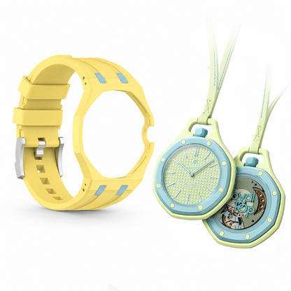 Swatch x AP Royal POP Rubber Strap Case Kit - Yellow (3H/12H)