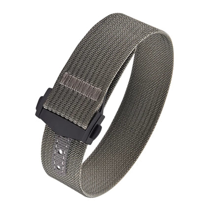 Executive Deployant Clasp Nylon Strap - Gray / 18mm / 20mm / 22mm