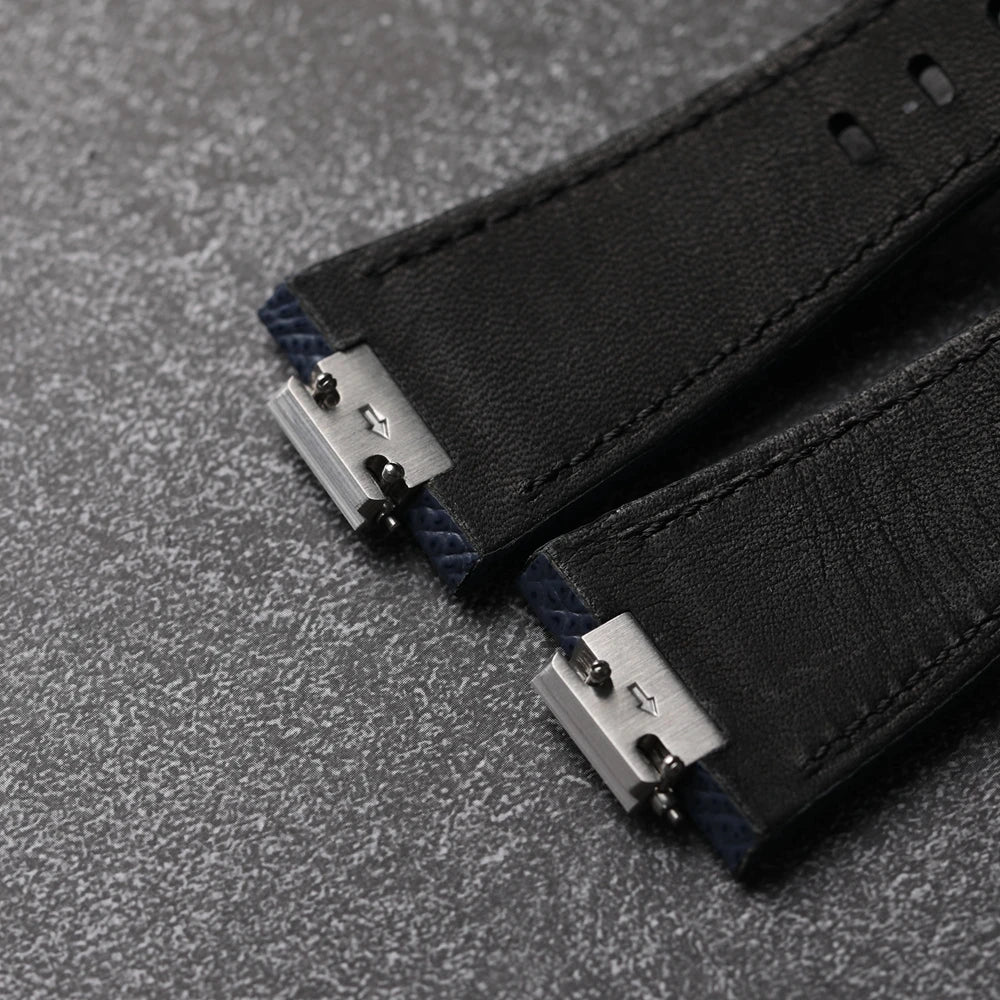 Premium Leather Quick Release Strap For Tissot PRX (40mm) - Blue