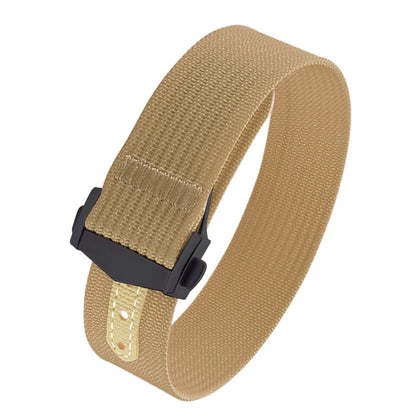 Executive Deployant Clasp Nylon Strap - Khaki / 18mm / 20mm / 22mm