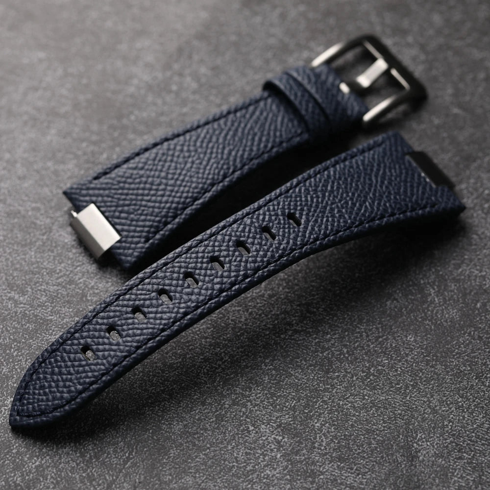 Premium Leather Quick Release Strap For Tissot PRX (40mm) - Blue