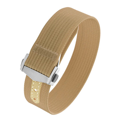 Executive Deployant Clasp Nylon Strap - Khaki / 18mm / 20mm / 22mm