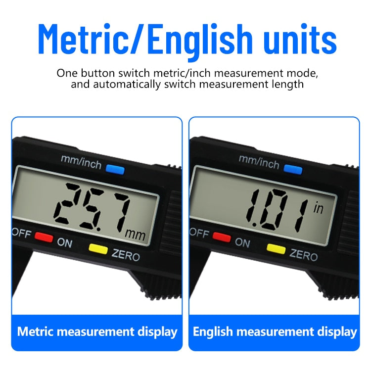 150mm Electronic Plastic Digital Caliper