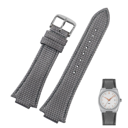 Canvas Strap For Tissot PRX (40mm) - Grey