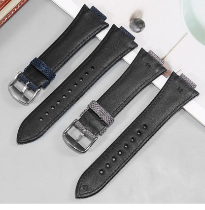 Canvas Strap For Tissot PRX (40mm) - Black