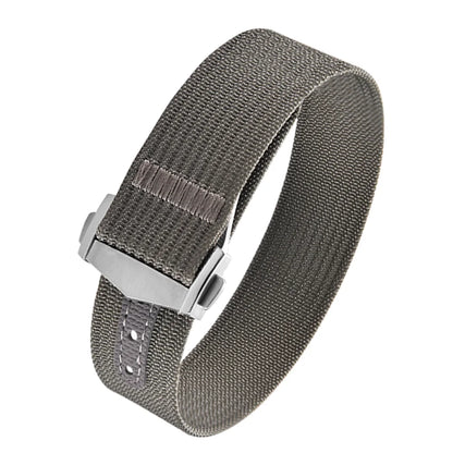 Executive Deployant Clasp Nylon Strap - Gray / 18mm / 20mm / 22mm