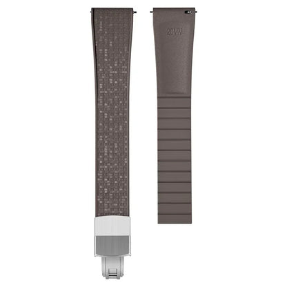 Matrix Cut to Size FKM Rubber Strap - Brown 18mm / 19mm / 20mm / 21mm / 22mm