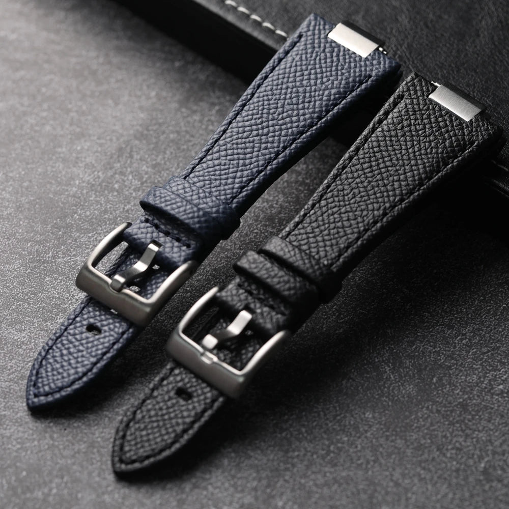 Premium Leather Quick Release Strap For Tissot PRX (40mm) - Blue