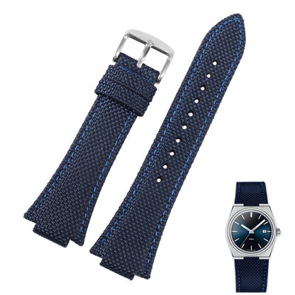 Canvas Strap For Tissot PRX (40mm) - Blue