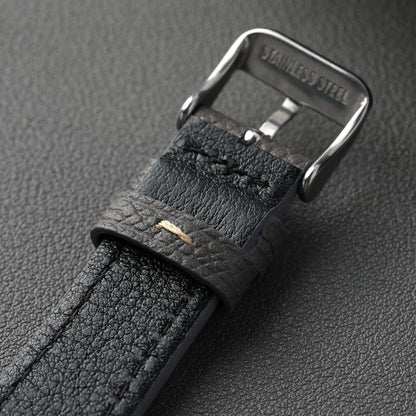 Heritage Epsom Calfskin Leather Strap - Blue / 18mm / 19mm / 20mm / 21mm / 22mm