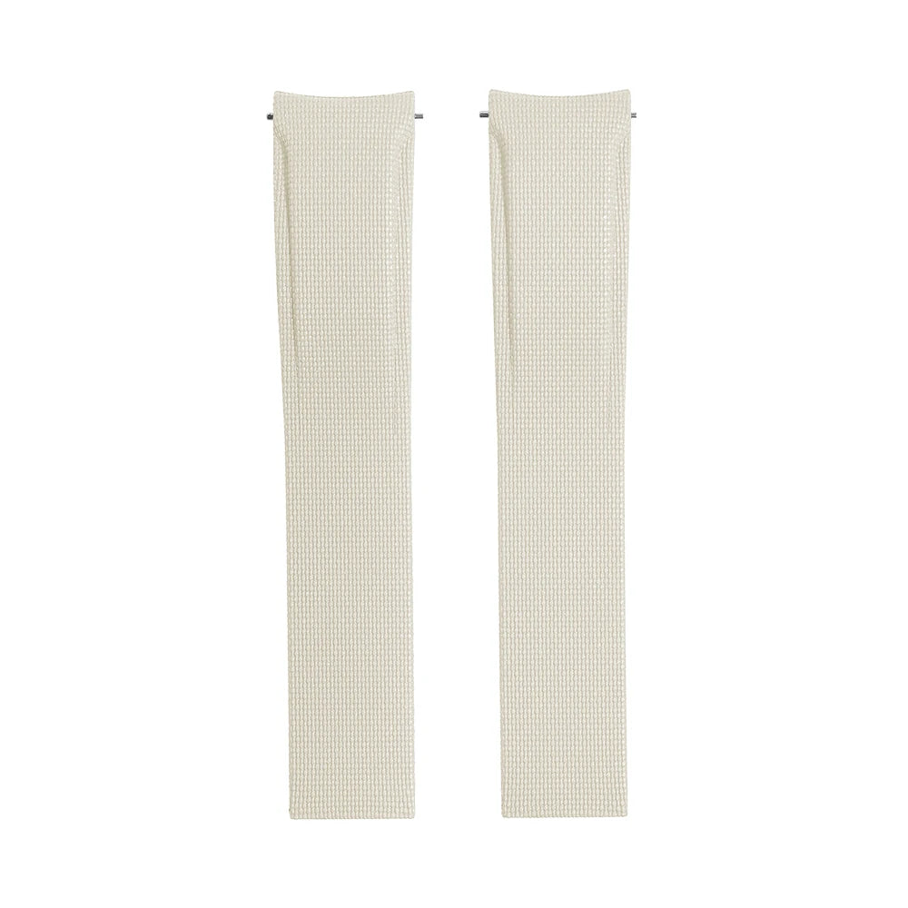 Textile Curved Cut to Size FKM Rubber Strap - Kahki 20mm / 21mm / 22mm
