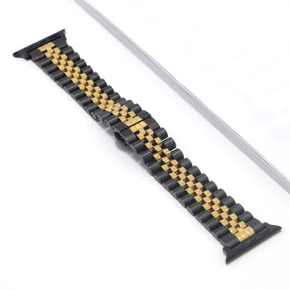Jubilee Stainless Steel Bracelet for Apple Watch - Black/Gold
