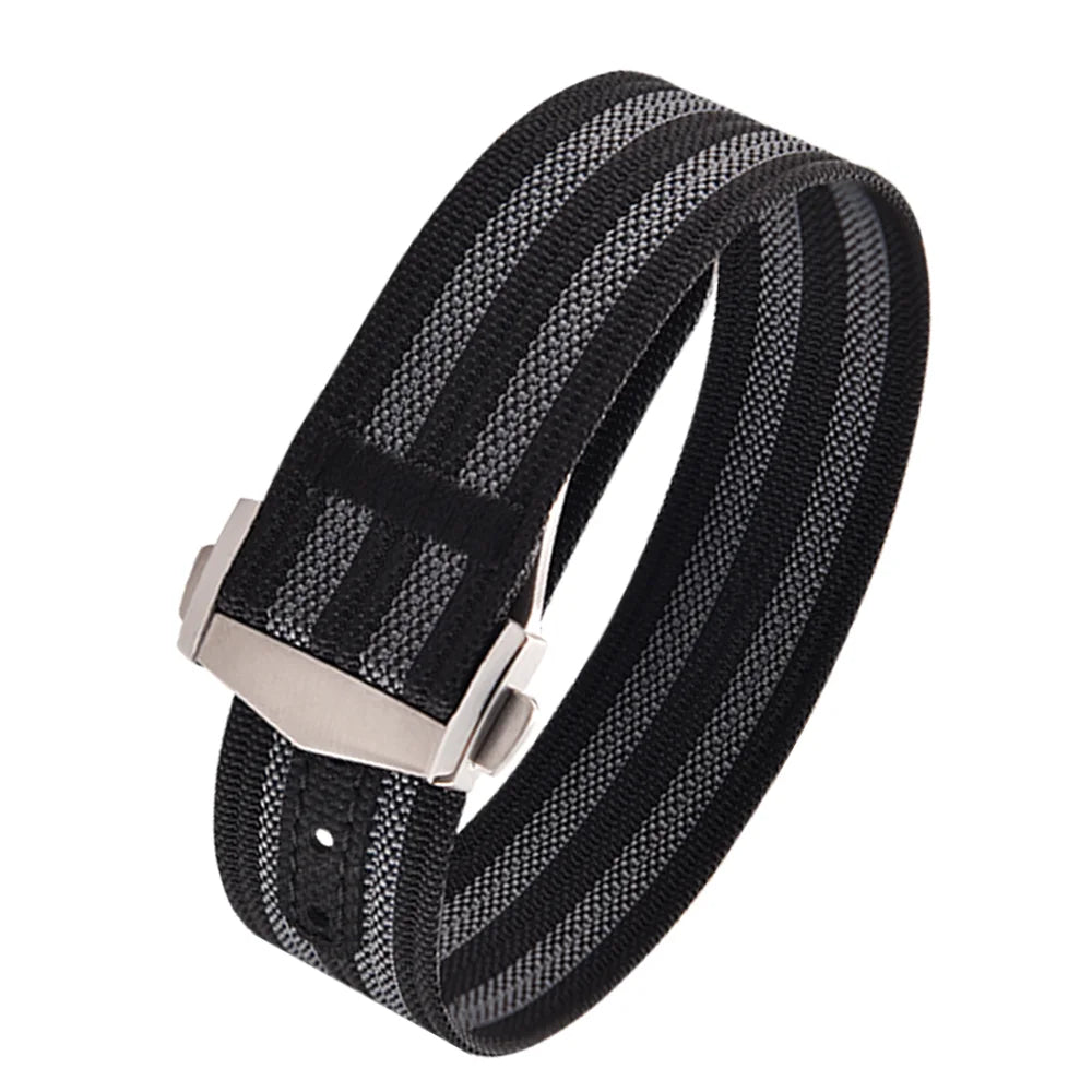 Executive Deployant Clasp Nylon Strap - Bond / 18mm / 20mm / 22mm