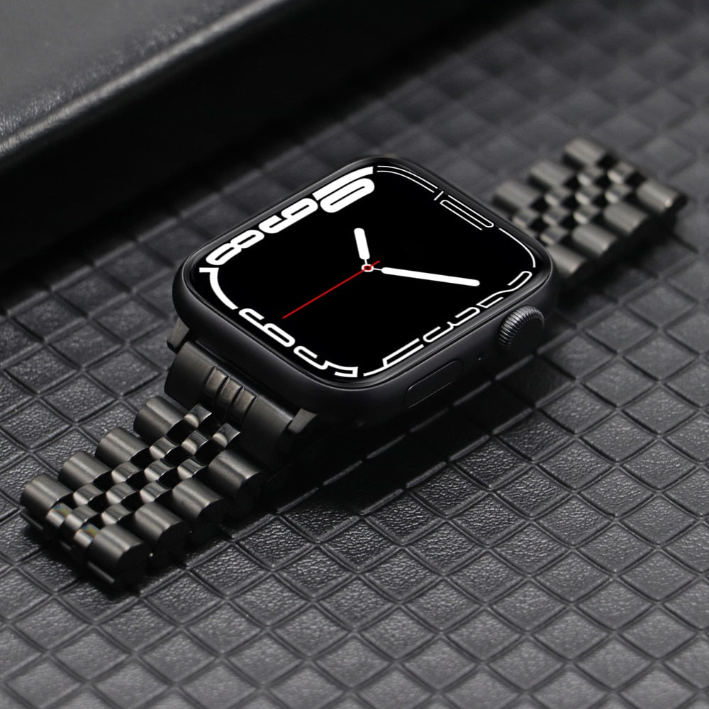Jubilee Stainless Steel Bracelet for Apple Watch - Black