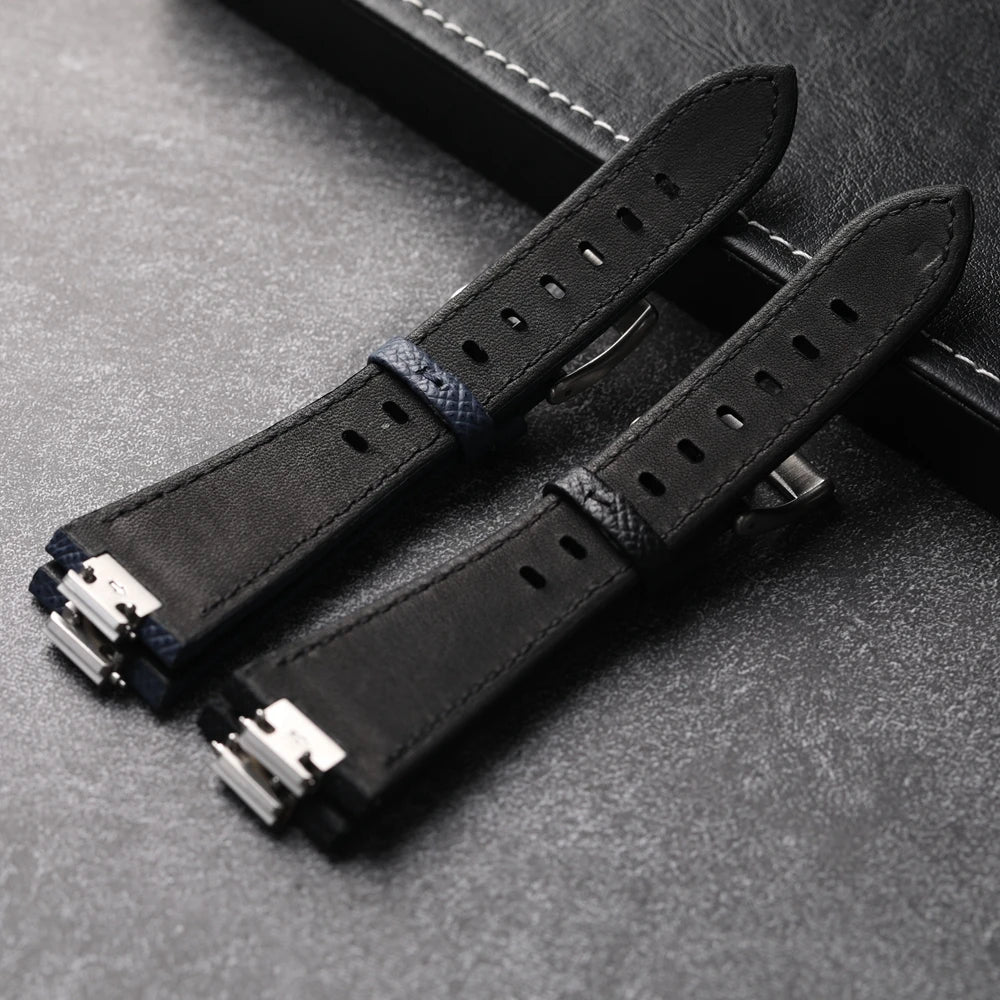 Premium Leather Quick Release Strap For Tissot PRX (40mm) - Black
