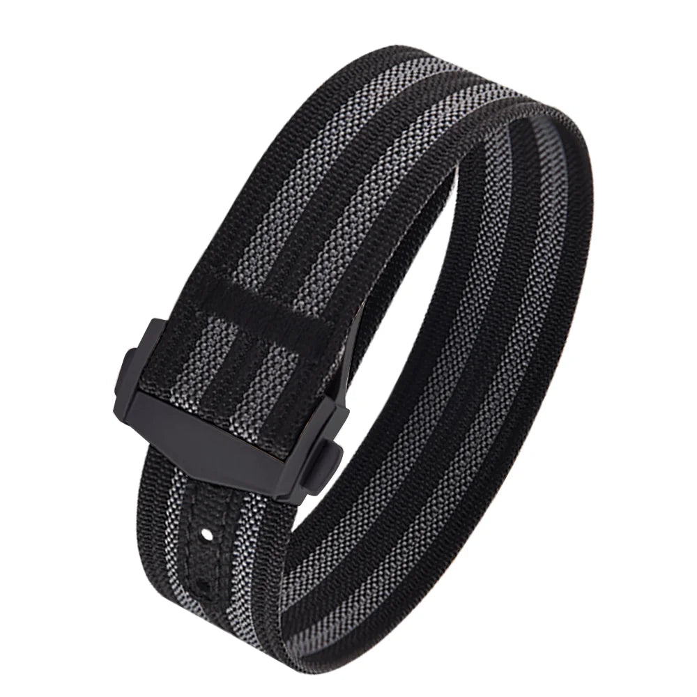 Executive Deployant Clasp Nylon Strap - Bond / 18mm / 20mm / 22mm
