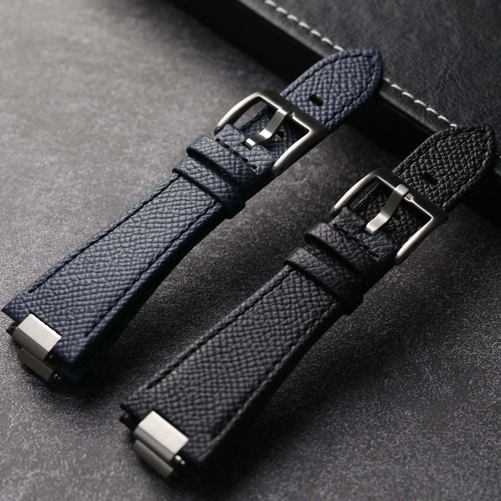 Premium Leather Quick Release Strap For Tissot PRX (40mm) - Blue