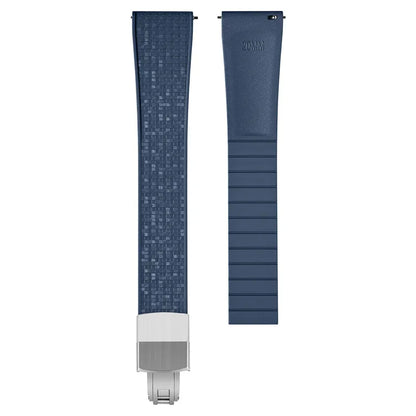 Matrix Cut to Size FKM Rubber Strap - Blue 18mm / 19mm / 20mm / 21mm / 22mm