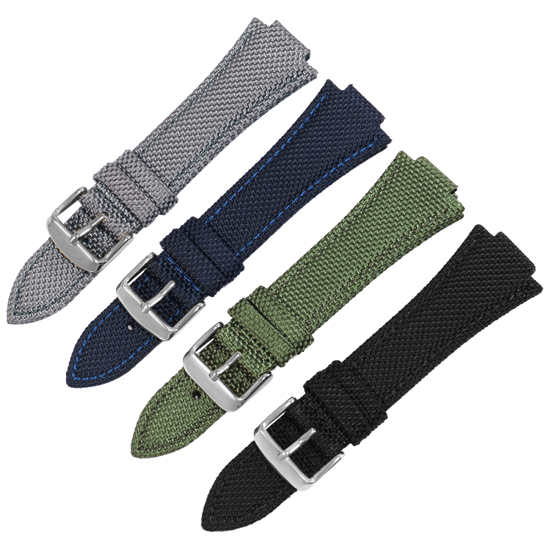 Canvas Strap For Tissot PRX (40mm) - Green