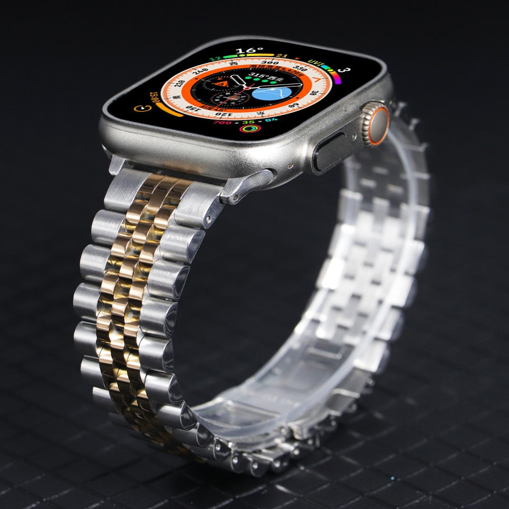 Jubilee Stainless Steel Bracelet for Apple Watch - Silver