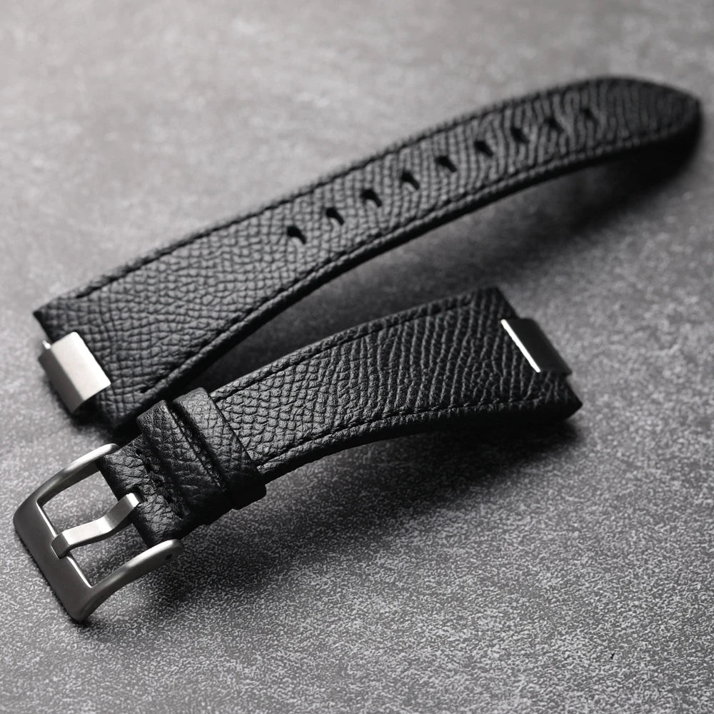 Premium Leather Quick Release Strap For Tissot PRX (40mm) - Black