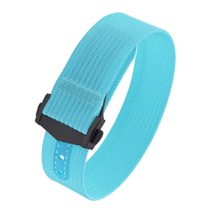 Executive Deployant Clasp Nylon Strap - Sky Blue / 18mm / 20mm / 22mm