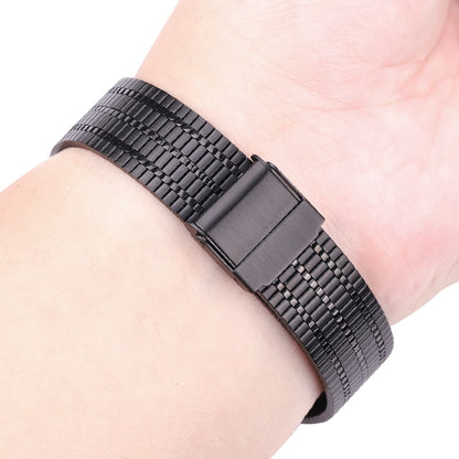 Retro Stainless Steel Universal Watch Bracelet - Silver / 20mm / 22mm