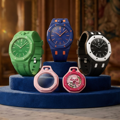 Swatch x AP Royal POP Rubber Strap Case Kit - Black (3H/12H)
