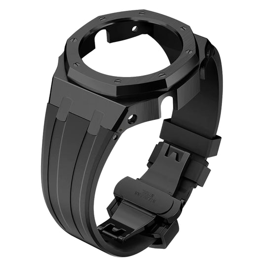 Casioak AP Rubber Strap Modification Kit for Casio GA2100 - Black