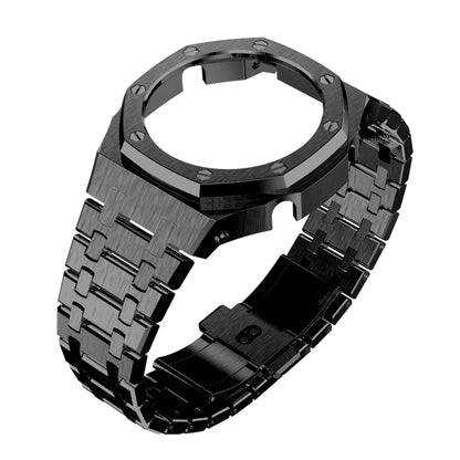 Casioak AP Stainless Steel Modification Kit for Casio GA2100 - Black