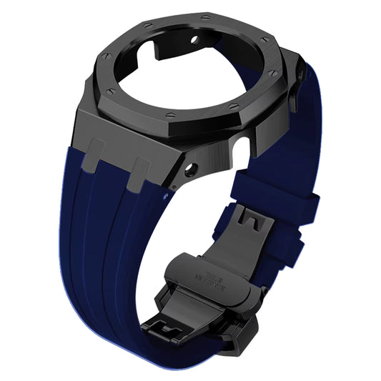 Casioak AP Rubber Strap Modification Kit for Casio GA2100 - Blue