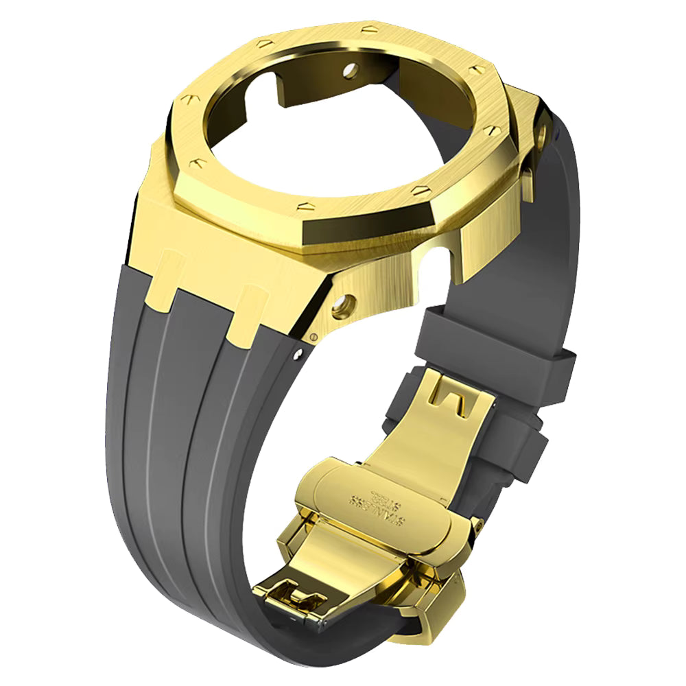 Casioak AP Rubber Strap Modification Kit for Casio GA2100 - Gray