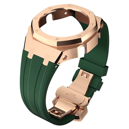 Casioak AP Rubber Strap Modification Kit for Casio GA2100 - Green