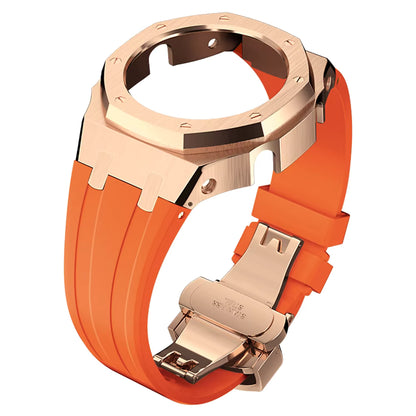 Casioak AP Rubber Strap Modification Kit for Casio GA2100 - Orange