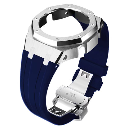 Casioak AP Rubber Strap Modification Kit for Casio GA2100 - Blue
