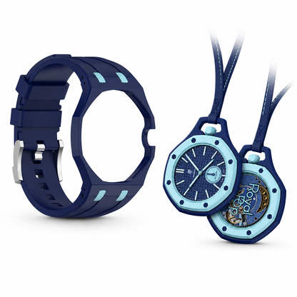 Swatch x AP Royal POP Rubber Strap Case Kit - Blue 3H/12H