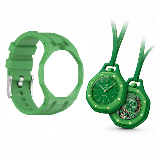 Swatch x AP Royal POP Rubber Strap Case Kit - Green (3H/12H)