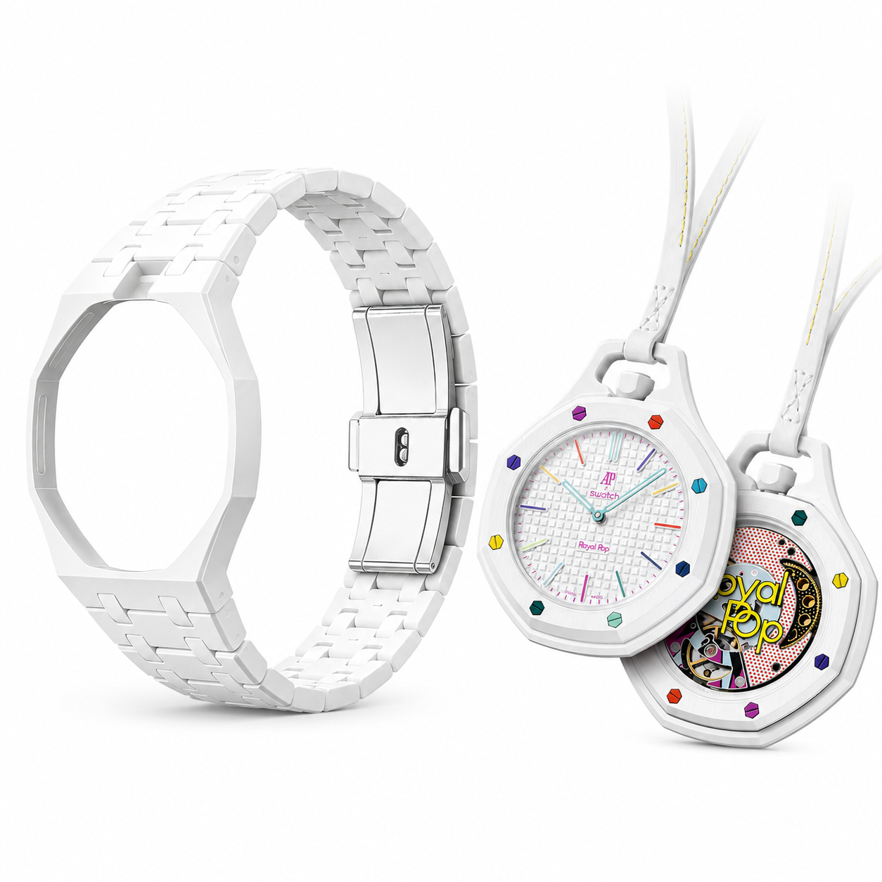 Swatch x AP Royal POP Bracelet Case Kit - White (12H)