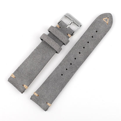 Vintage Suede Universal Watch Strap - Gray / 18mm / 19mm / 20mm / 22mm