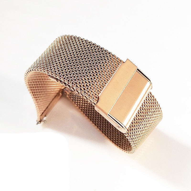 Milanese Mesh Universal Watch Bracelet - Rose Gold / 18mm / 20mm / 22mm