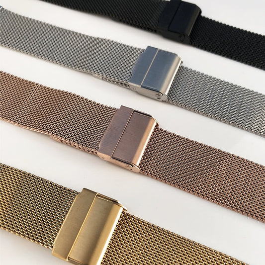 Milanese Mesh Universal Watch Bracelet - Rose Gold / 18mm / 20mm / 22mm