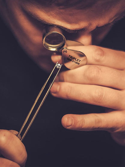 मैग्निफायर पॉकेट ज्वेलरी लूप लूप 30x 21mm