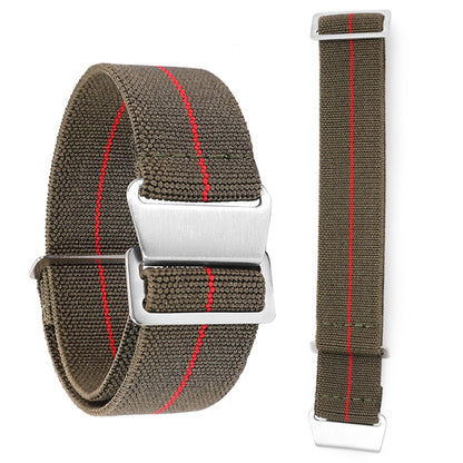 पैराट्रूपर नायलॉन का पट्टा - हरा लाल