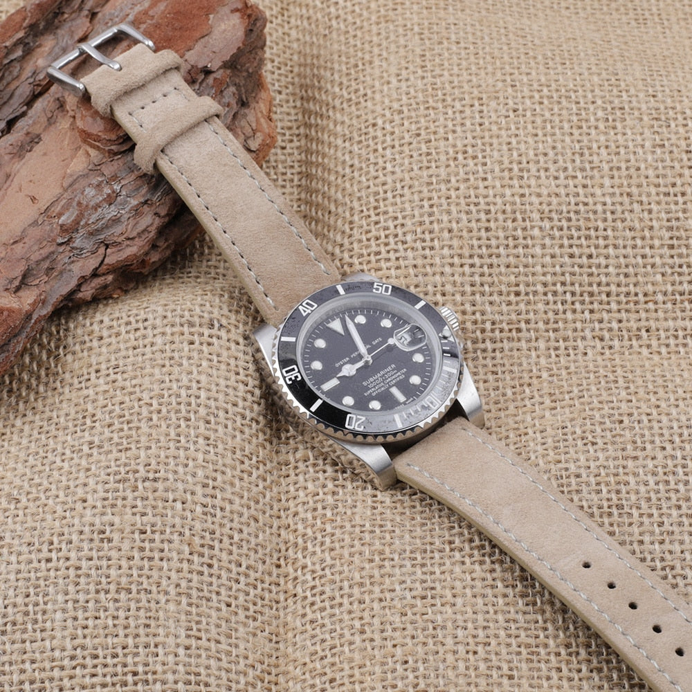 Premium Suede Universal Watch Strap - Brown / 18mm / 19mm / 20mm / 22mm