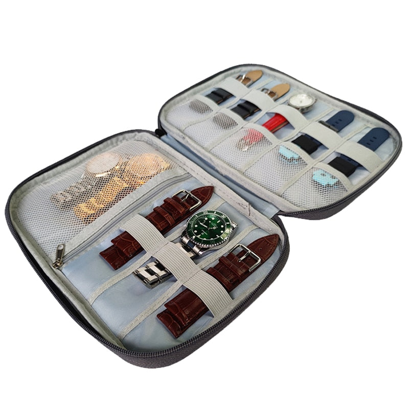 Watch Strap Organizer Case - Grey